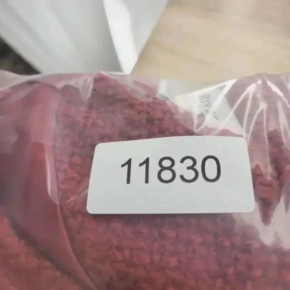 Joan Rivers Red Textured Button-Up Blazer Acrylic Wool Blend Womens 20W 28CT - Picture 11 of 11